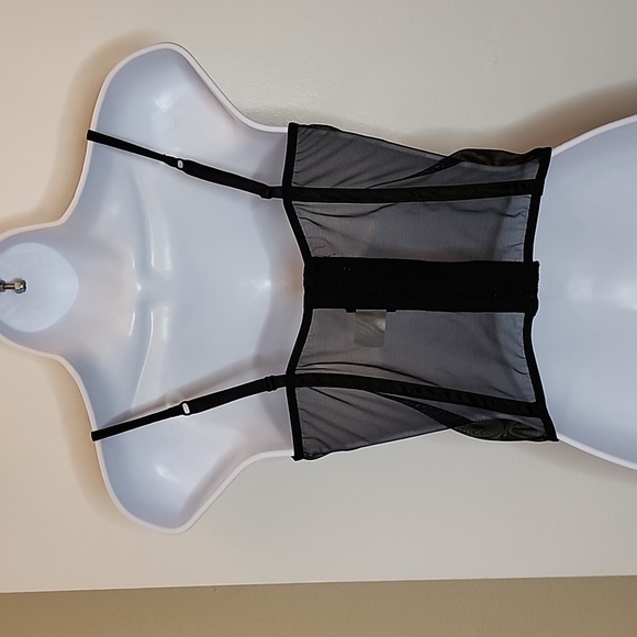 Frederick's of Hollywood Bustier, Lace, Black, Size 36 - Picture 6 of 7